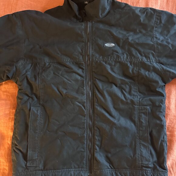 Handmade New Zealand Fleece-lined Canvas Jacket, Size Large - Picture 3 of 6